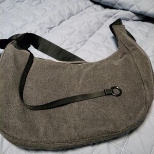 BAGGU Denim Medium Cresent Bag